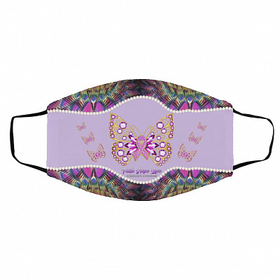 Faith Hope Love, White, Cloth Face Cover – Medium/Large