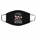 Everything Will Be Just Fine, Black, Cloth Face Cover – Medium/Large Everything Will Be Just Fine, Black, Cloth Face Cover – Medium/Large