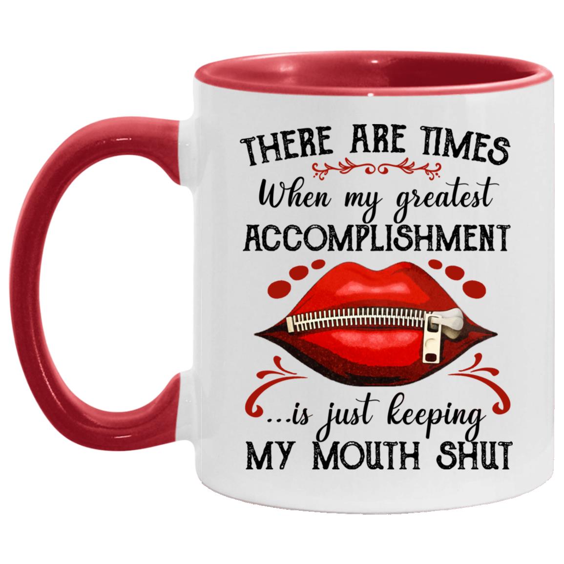 Times Accent Mug, White/Red, 11 oz. Accent Mug Times Accent Mug, White/Red, 11 oz. Accent Mug