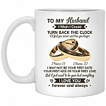 Personalized To My Husband Mug, White, 11 oz. White Mug