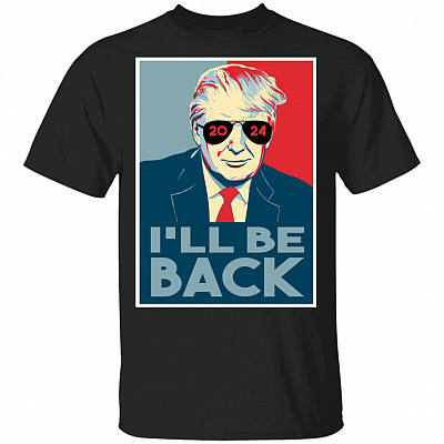 I'll be back Tshirt, Black, Unisex T-Shirt