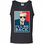 I'll be back tank top, Black, Unisex Tank Top