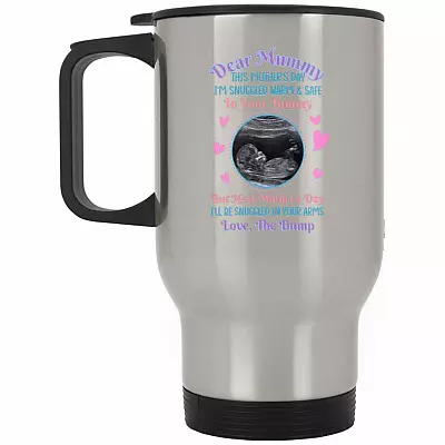 14 oz. Silver Travel Mug