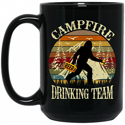 15 oz. Black Mug