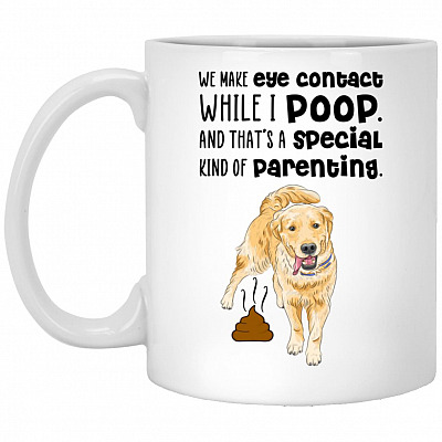Poop Mug, White, 11 oz. White Mug