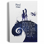 Personalized My Dearest Friend Framed Canvas - I'd Like To Join You By Your Side Unframed Poster, White, 0.75'' Framed Canvas