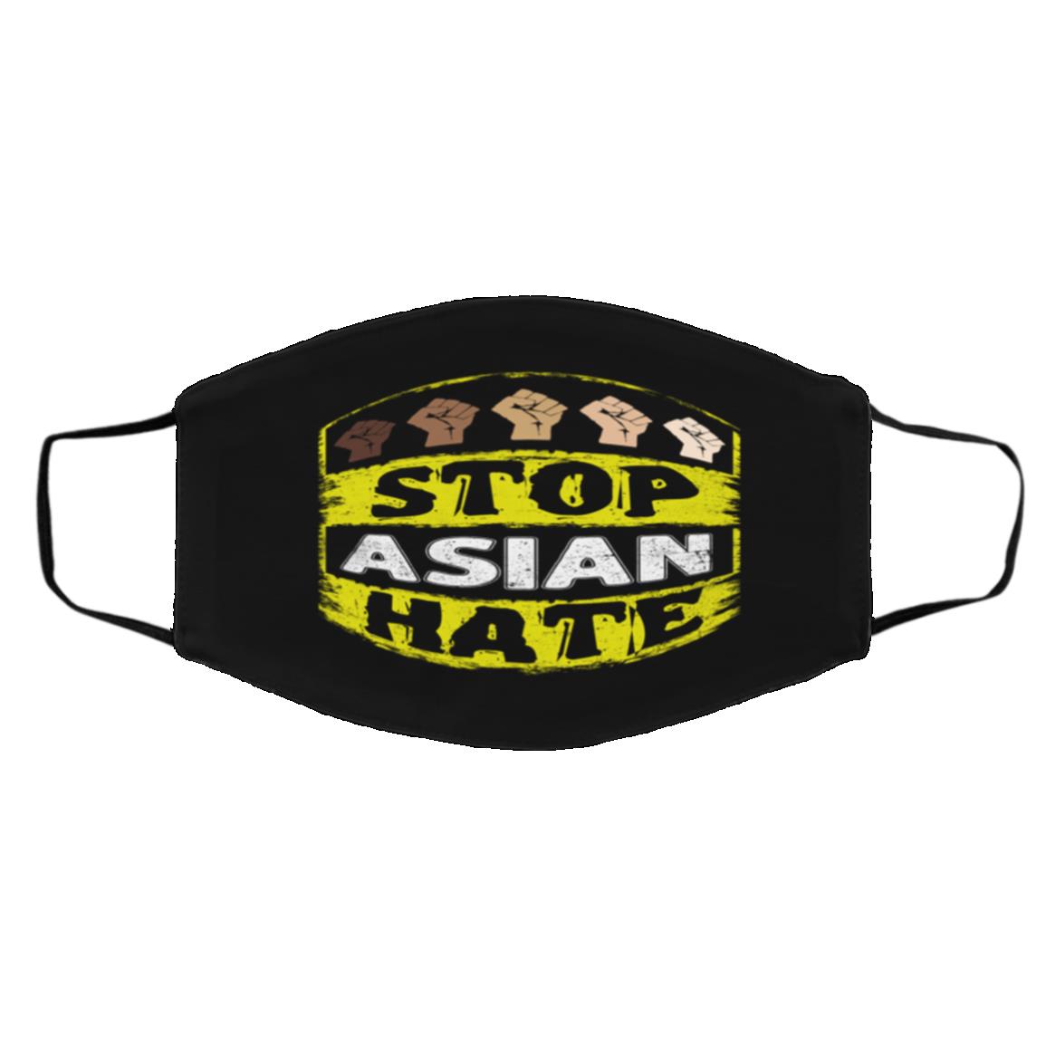 Stop Mask, White, Cloth Face Cover – Medium/Large