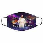 god mask, White, Cloth Face Cover – Medium/Large god mask, White, Cloth Face Cover – Medium/Large