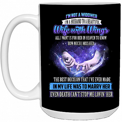 15 oz. White Mug