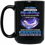 I'm Not a Widower, Black, 15 oz. Black Mug