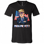 miss me tee, Black, V-Neck T-Shirt