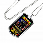 We Were The Best America Had Vietnam Veteran Brothers Who Fought Without Dog Tag Pendant Necklace - Dog Tag (Silver)