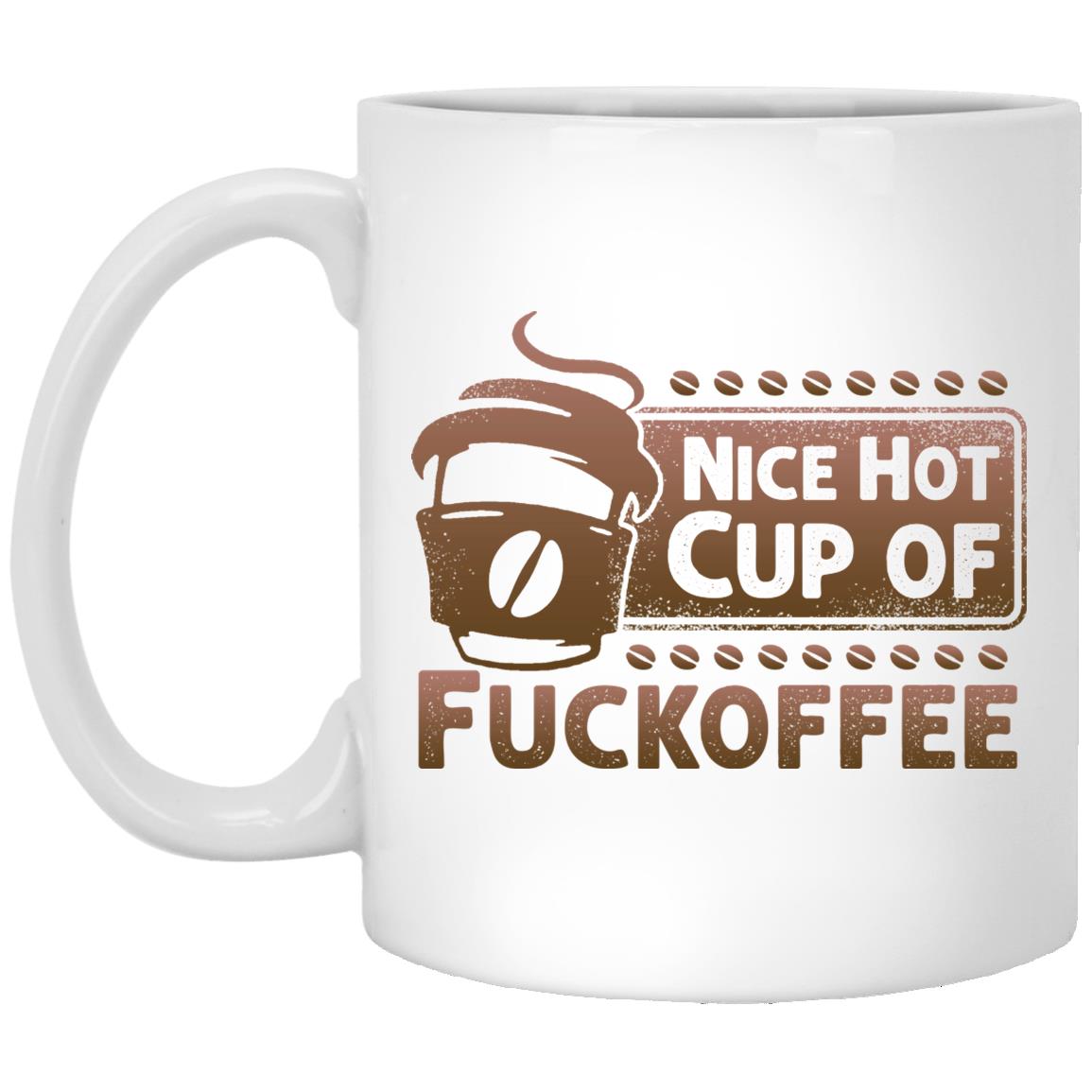 Coffee Mug, White, 11 oz. White Mug