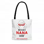 Important Nana Stuff Mainly Snacks Actually All Over Print Tote Bag - Shoulder Bag - Grocery Shopping Bag