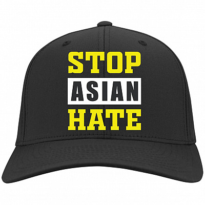 Stop Asian Hate AAPI Awareness Twill Cap, Black, Twill Cap
