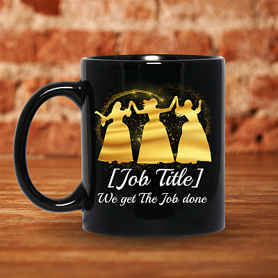 Alternative view of Personalized Immigrants We Get the Job Done Ceramic Coffee Mug - Beer Stein - Water Bottle