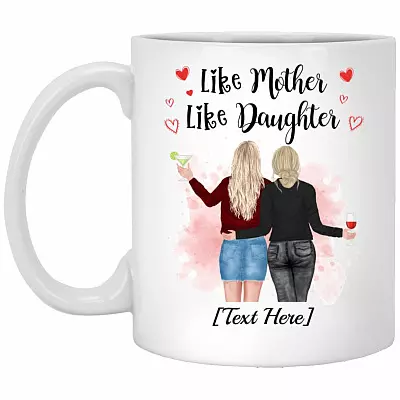 Personalized Like, White, 11 oz. White Mug