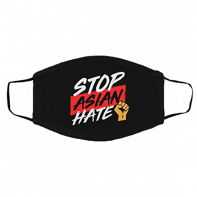 Asian mask, Black, Cloth Face Cover – Medium/Large