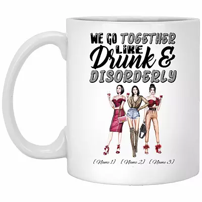 Personalized We 3, White, 11 oz. White Mug