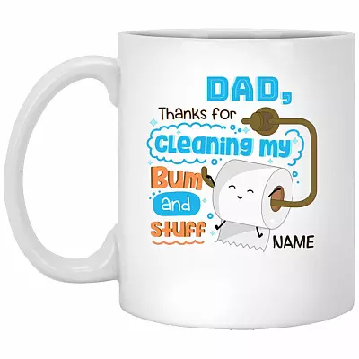 Personalized Thanks mug, White, 11 oz. White Mug