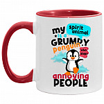 My Spirit Animal, White/Red, 11 oz. Accent Mug