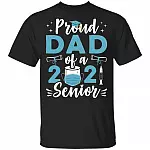 Proud Dad Of, Black, Unisex T-Shirt