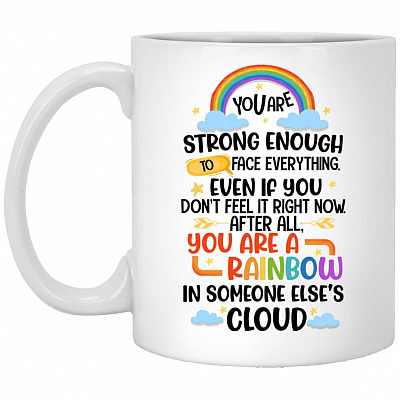 cloud mug, White, 11 oz. White Mug