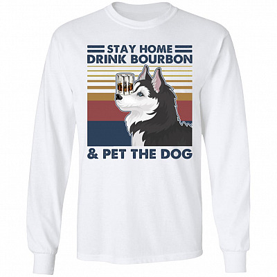 Husky Hoodie, White, Long Sleeve