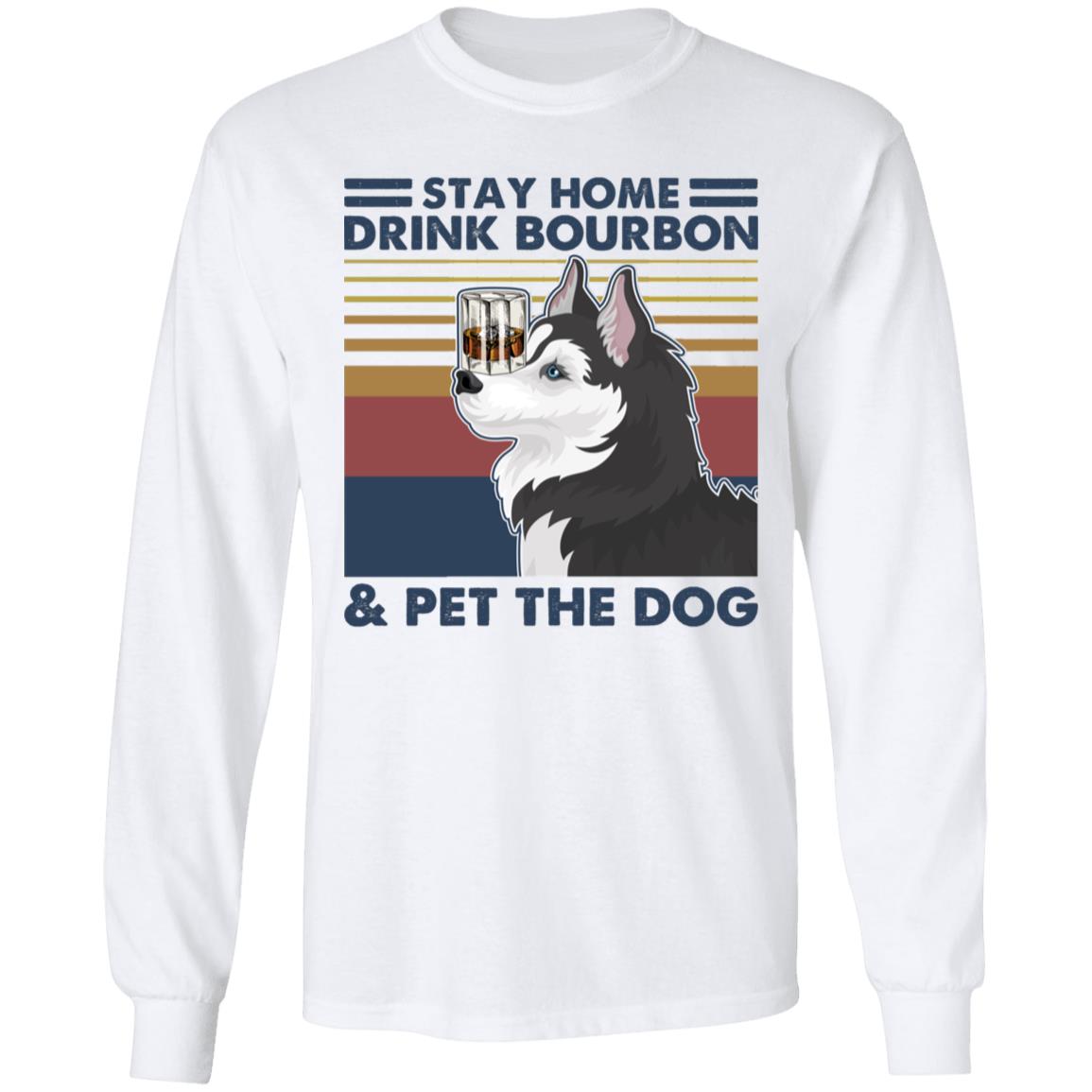 Husky Hoodie, White, Long Sleeve