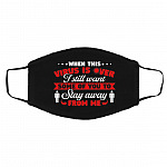 Virus Mask, Black, Cloth Face Cover – Medium/Large