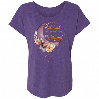 Ladies Triblend Dolman Sleeve