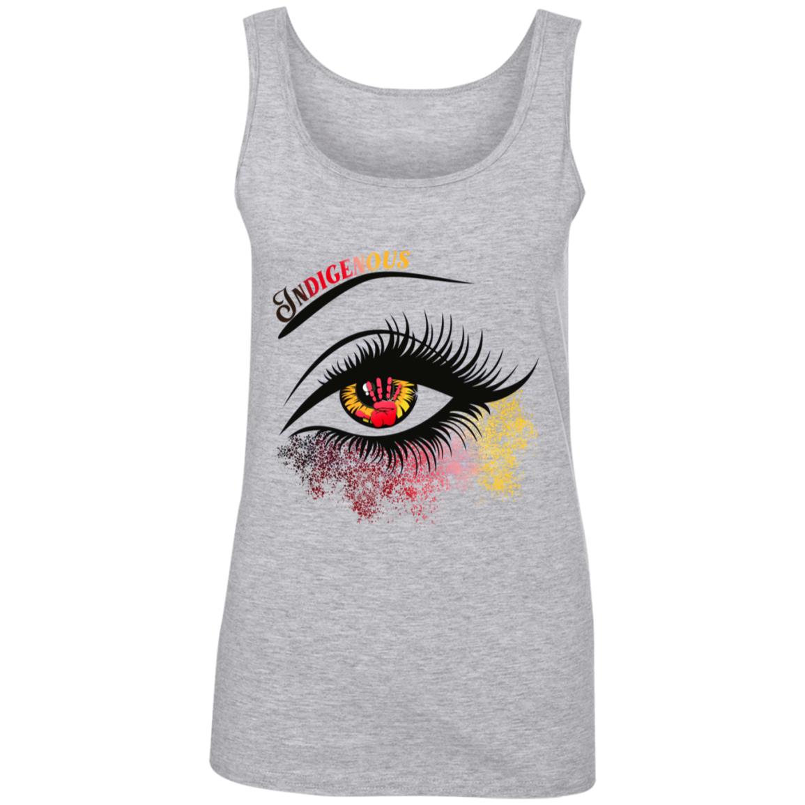 Indigenous tank, Heather Grey, Ladies Tank Top