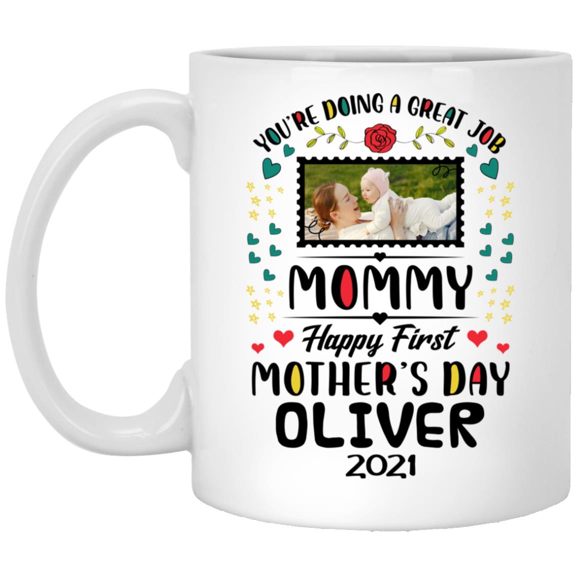 Personalized Custom Photo mug, White, 11 oz. White Mug Personalized Custom Photo mug, White, 11 oz. White Mug