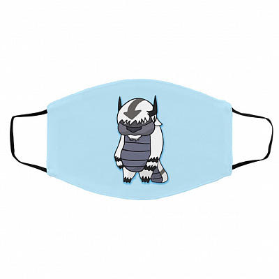 avatar papa, White, Cloth Face Cover – Medium/Large