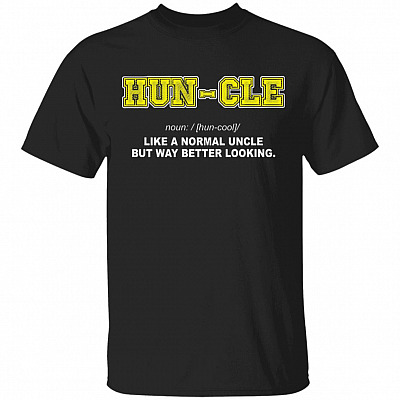 huncle, Black, Unisex T-Shirt