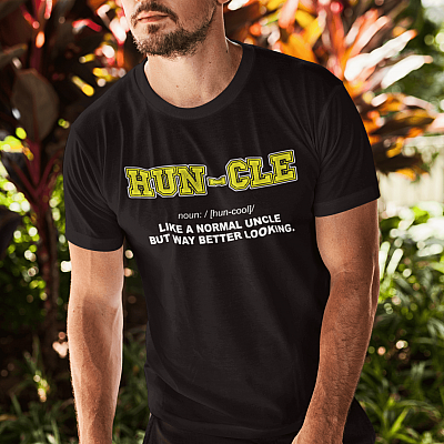 Alternative view of Huncle Like A Normal Uncle But Way Better Looking T-Shirt - Best Uncle Gifts