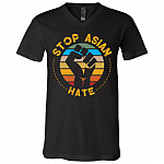 STop Shirt, Black, V-Neck T-Shirt STop Shirt, Black, V-Neck T-Shirt