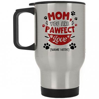 14 oz. Silver Travel Mug