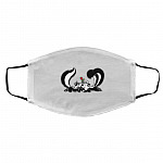 Pepe Le Pew, White, Cloth Face Cover – Medium/Large Pepe Le Pew, White, Cloth Face Cover – Medium/Large