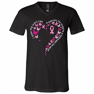 I Wear T, Black, V-Neck T-Shirt