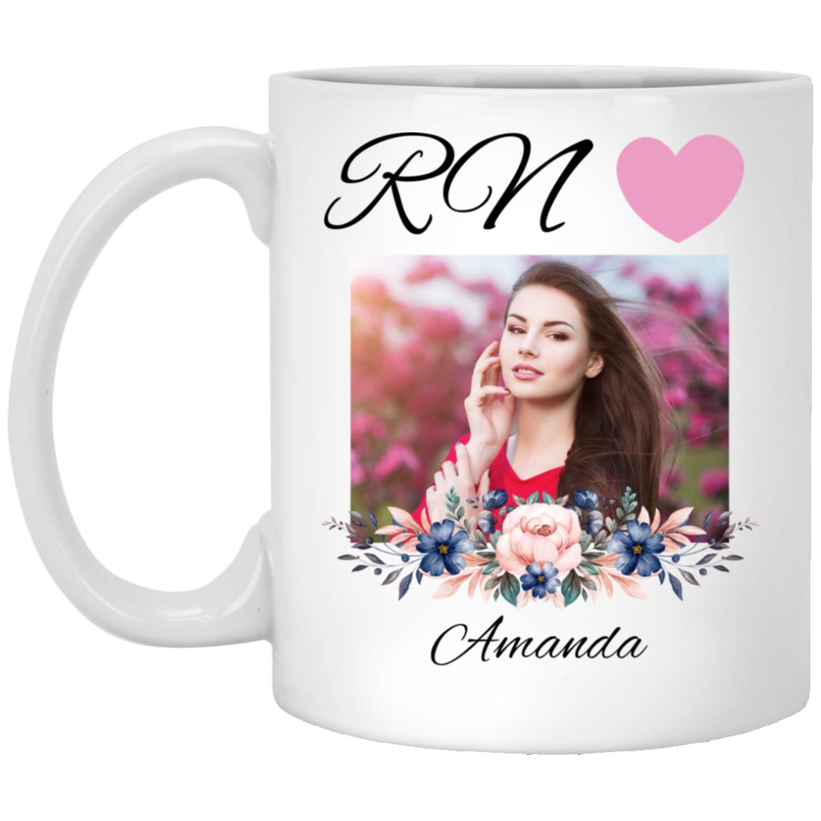 Personalized Custom Photo Mug, White, 11 oz. White Mug Personalized Custom Photo Mug, White, 11 oz. White Mug