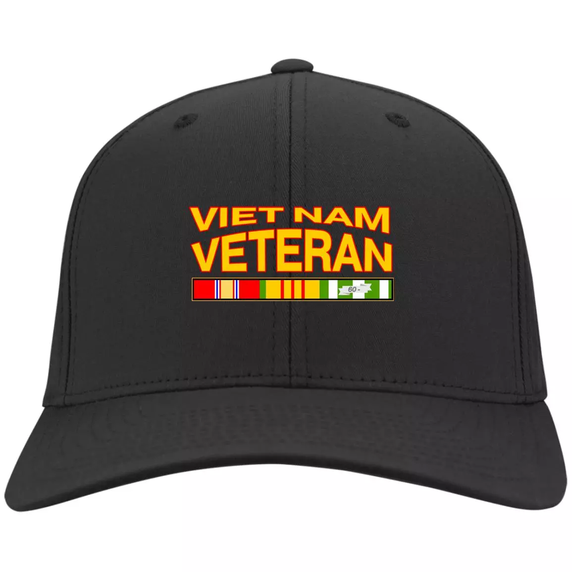 Vietnam Veteran, Black, Twill Cap