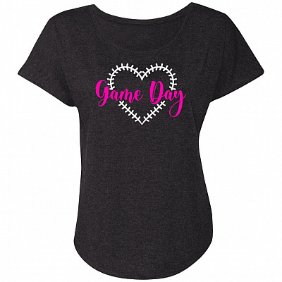 Ladies Triblend Dolman Sleeve