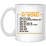 My vocab mug, White, 11 oz. White Mug