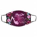 May Girl Hated, White, Cloth Face Cover – Medium/Large May Girl Hated, White, Cloth Face Cover – Medium/Large