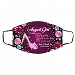 August Girl Hated, White, Cloth Face Cover – Medium/Large August Girl Hated, White, Cloth Face Cover – Medium/Large