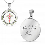 See The Good Be The Light Make The Difference Circle Pendant Necklace - Circle Luxury Necklace (Silver) See The Good Be The Light Make The Difference Circle Pendant Necklace - Circle Luxury Necklace (Silver)