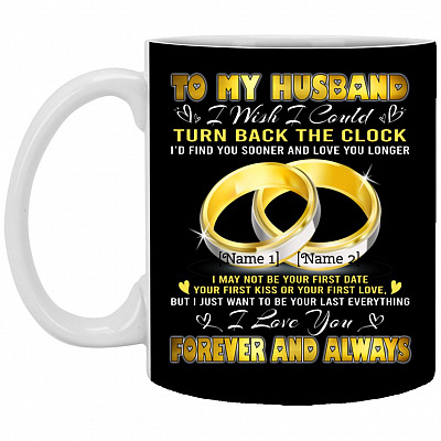 Personalized Mug, Black, 11 oz. White Mug