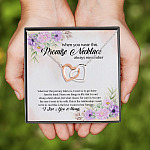 1HP. Promise Necklace Interlocking Hearts Necklace