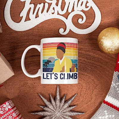 Alternative view of Amanda Gorman Poet Let's Climb Coffee Mug - Beer Stein - Water Bottle - Color Changing Mug